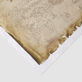 Papier Mousseline Ancienne carte de pirates Treasure Compas de coffr (Détail)