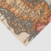 Papier Mousseline Ancienne carte série 1 Design 10 (Détail)