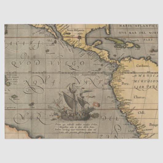 Papier Mousseline Ancienne carte série 1 Design 14 (Recto)