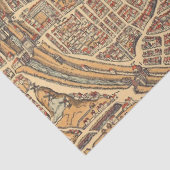 Papier Mousseline Ancienne carte série 1 Design 15 (Détail)