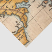 Papier Mousseline Ancienne carte série 1 Design 6 (Détail)