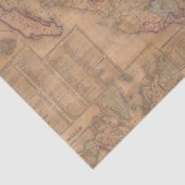 Papier Mousseline Ancienne carte série 1 Design 8 (Détail)