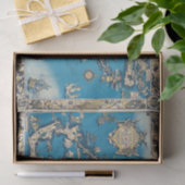 Papier Mousseline Ancienne carte Vintage des Bermudes (Cadeau)