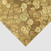 Papier Mousseline Ancienne collection de pièces d'or (Détail)