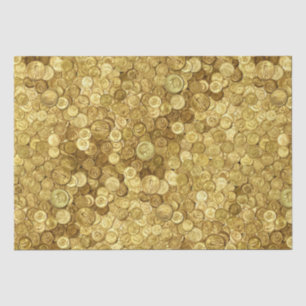 Papier Mousseline Ancienne collection de pièces d'or