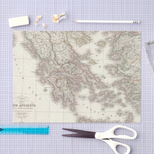 Papier Mousseline Ancienne de Grece - Grèce antique (Artisanat)