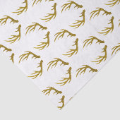 Papier Mousseline Andouillers élégants rustiques de cerfs communs (Détail)