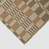 Papier Mousseline Andrea Brand #6 Bars Brown Mid Century Moderne  (Détail)