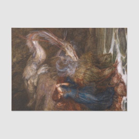 Papier Mousseline Andromeda par Arthur Rackham (Recto)