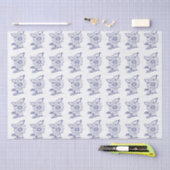 Papier Mousseline Anémone de mer Poisson Escargot Océan do-it-yourse (Artisanat)