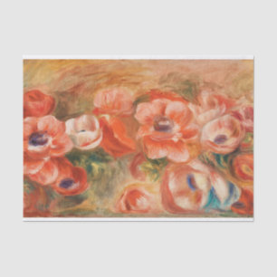 Papier Mousseline Anemones (2) par Auguste Renoir Decoupage