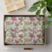 Papier Mousseline Anémones de Noël-Hellébores Fleuris Peints (Cadeau)