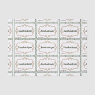 Papier Mousseline Anesthésiste - chic