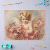 Papier Mousseline Ange de l'enfant victorien (Artisanat)