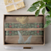 Papier Mousseline Ange de Noël avec un papier de tissus d'arbre (Cadeau)