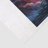 Papier Mousseline Ange de tempête noire (Détail)