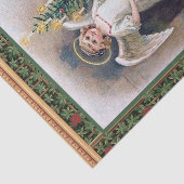 Papier Mousseline Ange et jouets de Noël Vintage (Détail)