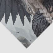 Papier Mousseline Ange gothique bébé : Astrid - Découpage - (Détail)