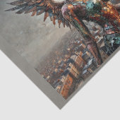 Papier Mousseline Ange noir sur Londres