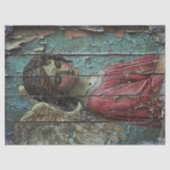 Papier Mousseline Ange Nostalgique Decoupage (Recto)
