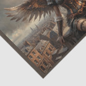 Papier Mousseline Ange Steampunk dans le paysage victorien (Détail)