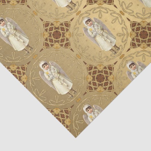 Papier Mousseline Ange victorien (Détail)