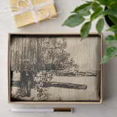 Papier Mousseline ange vintage (Cadeau)