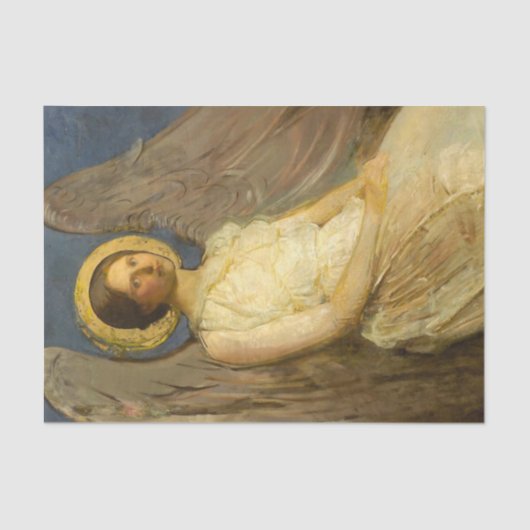 Papier Mousseline Angel assis par Abbott Handerson Thayer (Recto)