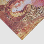 PAPIER MOUSSELINE ANGEL AVEC ROSES ET ARCHANGEL GABRIEL (Détail)