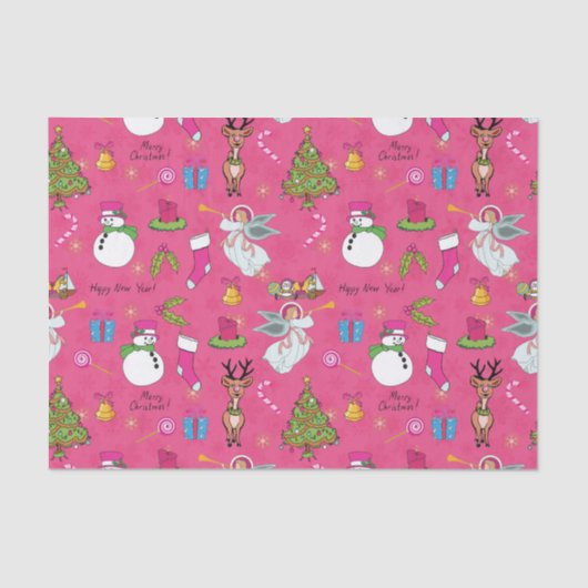 Papier Mousseline Angel de Noël (Recto)