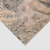 Papier Mousseline Angel Elegant Boho Floral Antique Sepia (Détail)