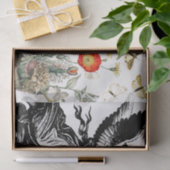 Papier Mousseline ANGEL EN Tissus AVEC FLEURS (Cadeau)