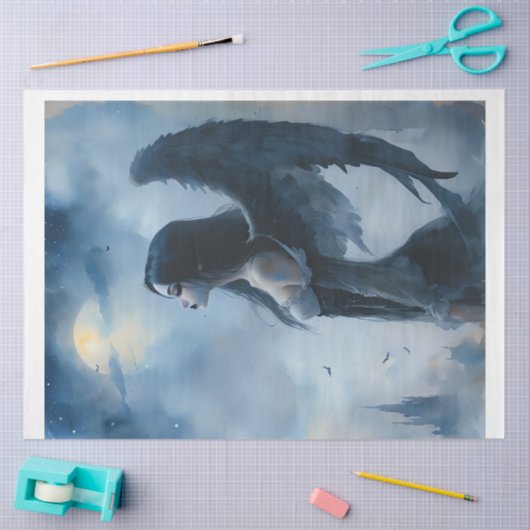 Papier Mousseline Angel foncé (Artisanat)