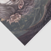 Papier Mousseline Angel gothique : Michelle - Découpage - (Détail)