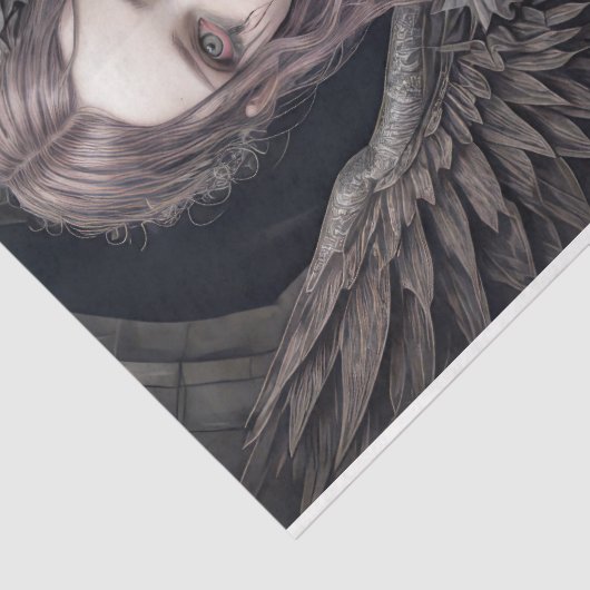 Papier Mousseline Angel gothique : Sophia - Découpage - (Détail)