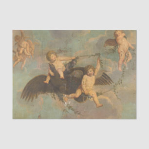 Papier Mousseline Angel Perdu Cherub Art, Angel Art, Découpage