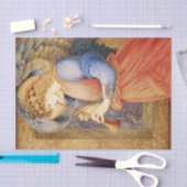 Papier Mousseline Angel Playing a Flageolet (par Edward Burne-Jones) (Artisanat)