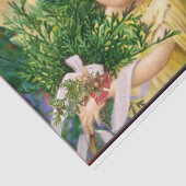 Papier Mousseline Angel vintage Dans Noël De Neige (Détail)