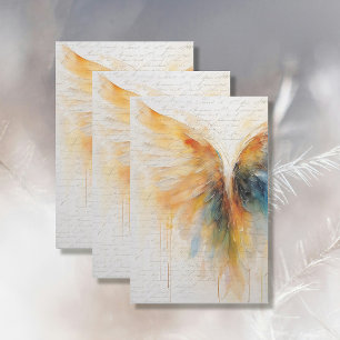 Papier Mousseline Angel Wing Elegant Ethereal Impressionnisme Abstra