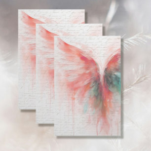 Papier Mousseline Angel Wing Elegant Ethereal Impressionnisme Abstra