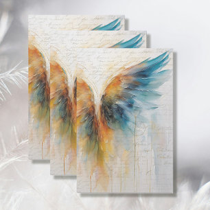 Papier Mousseline Angel Wing Ethereal Impressionnisme Abstrait Éléga