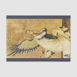 PAPIER MOUSSELINE ANGÉLE DE LA NACITÉ<br><div class="desc">Design élégant, artistique et classique en jaune or et bleu, élaboré à partir d'une peinture médiévale.avec une pierre à gemme 3D brillante.Détail de la scène Orsini-Altar. Le peintre italien Simone Martini a été une figure majeure dans le développement de la peinture italienne primitive et a grandement influencé le développement du...</div>