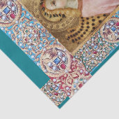 PAPIER MOUSSELINE ANGÉLE DE L'ANNONCIATION, GÈMES BLEUS ROUGES, BIJO (Détail)