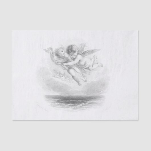 Papier Mousseline Anges (Recto)