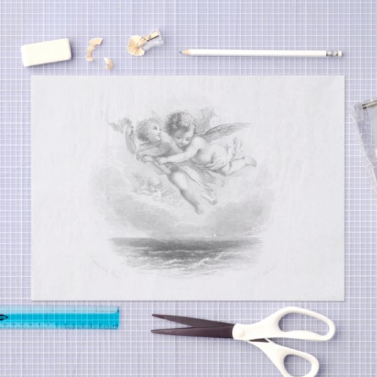 Papier Mousseline Anges (Artisanat)