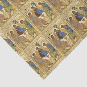 Papier Mousseline Anges à la trinité de Mamre (Détail)