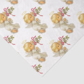 Papier Mousseline Anges de Noël (Détail)