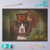 Papier Mousseline Anglais Springer Spaniel Decoupage (Artisanat)