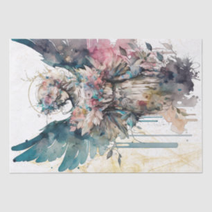 Papier Mousseline Angle aquarelle