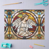 Papier Mousseline Angle en verre de Faux pour tissu artisanal de déc (Artisanat)